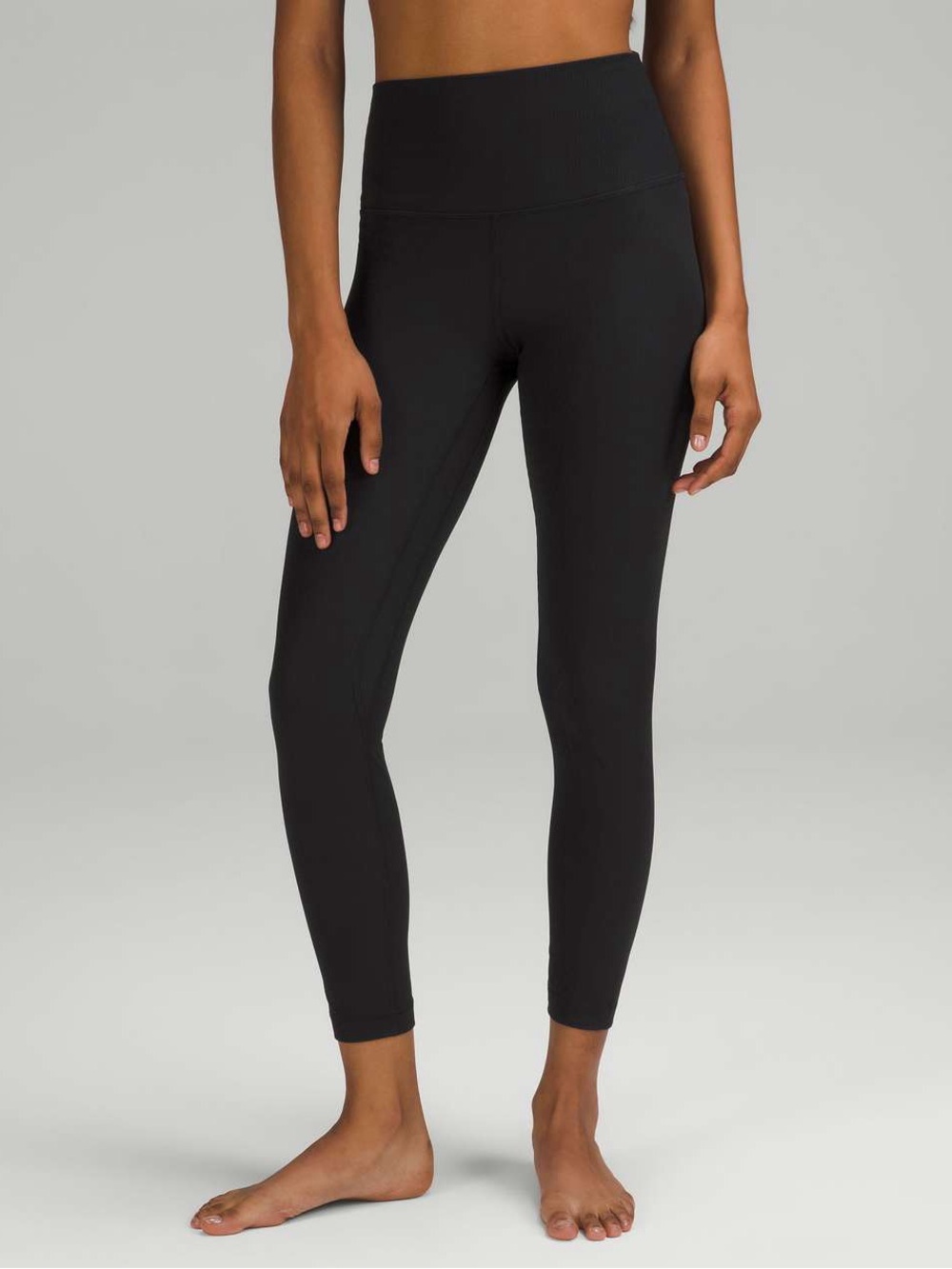 Lululemon Align Ribbed High-Rise Pant 25" Black - Size 14